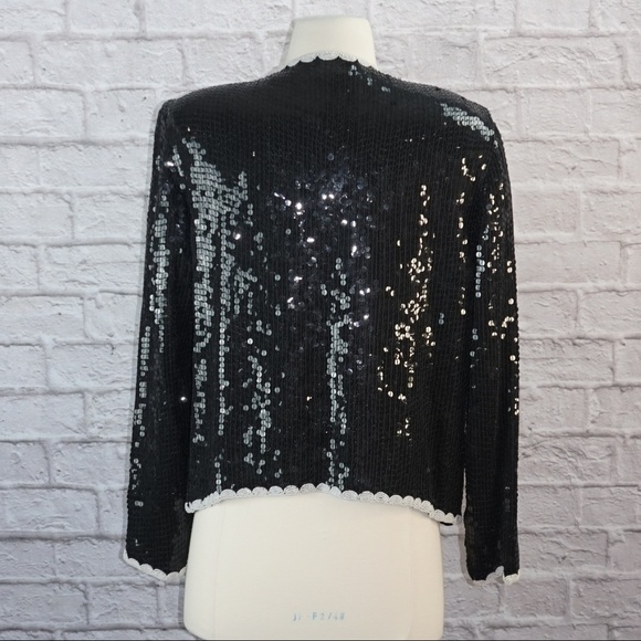Vintage Embroidered Beaded Sequin Jacket - Picture 3 of 8
